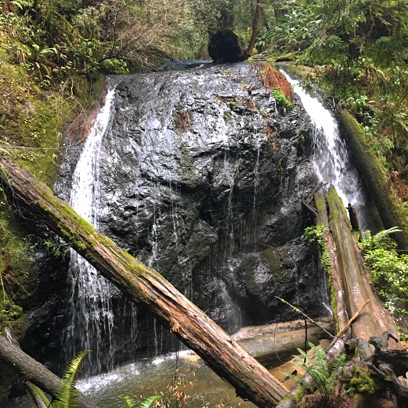 Waterfall at Russian Gulch State Park