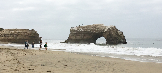 Arch at Natural Bridges State Beach